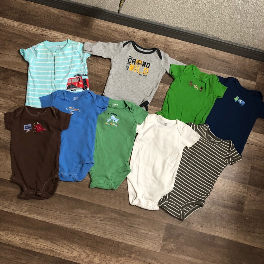 9 baby onesies